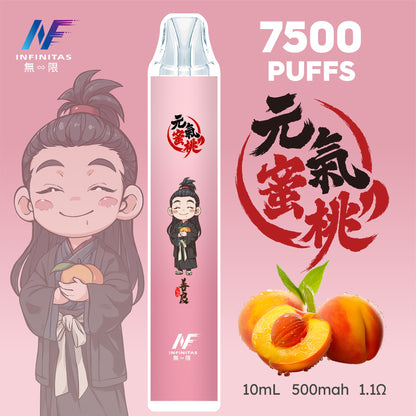 INF 無限電子煙 鬼滅之刃聯名款 7500 Puffs 一次性拋棄式電子煙｜20種口味-VAKA糖果雲煙館