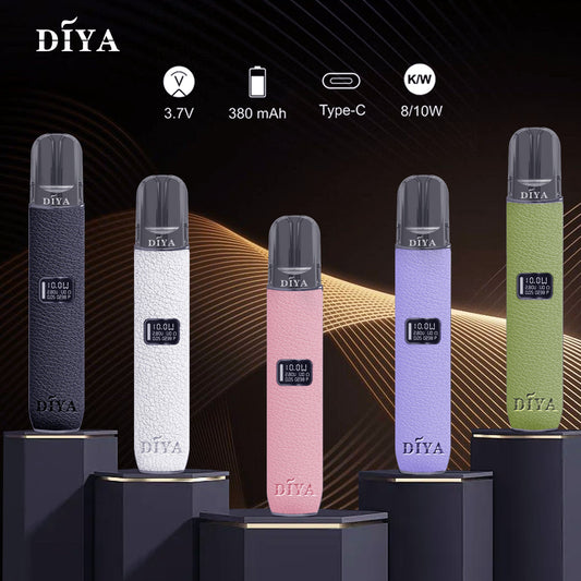 【DIYA叮啞皮革主機 】高功率兩段式調節煙桿8W/10W/兼容多品牌煙彈-VAKA糖果雲煙館